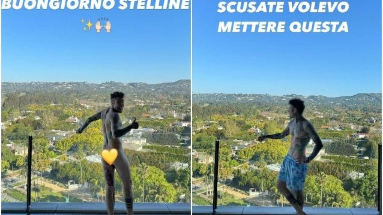 Fedez nudo su Instagram - Cinematographe.it