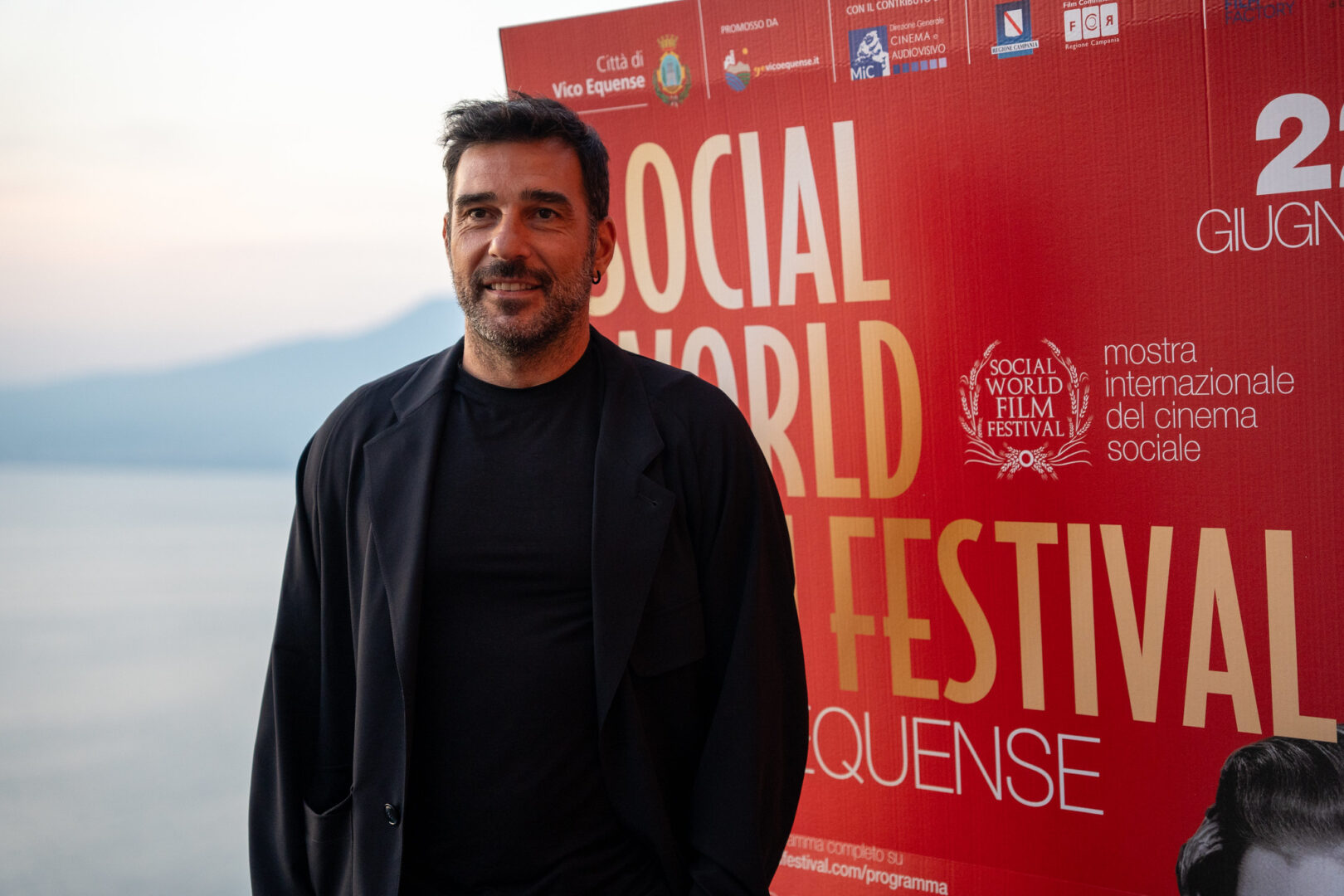 Edoardo Leo al SWFF (courtesy Social World Film Festival) 1