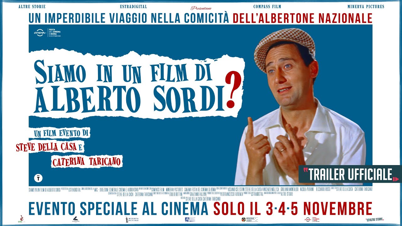 Siamo in un film di Alberto Sordi?: il trailer del film evento