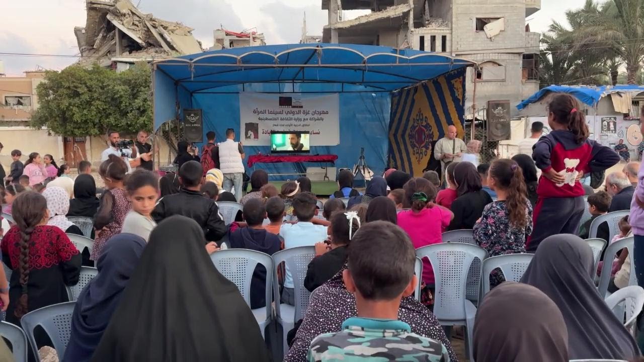 La voce di Hind Rajab è stato proiettato a Gaza [VIDEO]