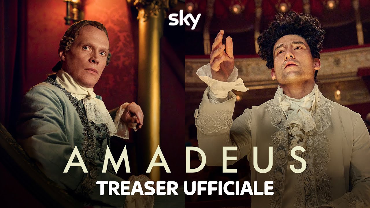 Amadeus: il teaser trailer della serie Sky sulle gesta di Mozart e Salieri