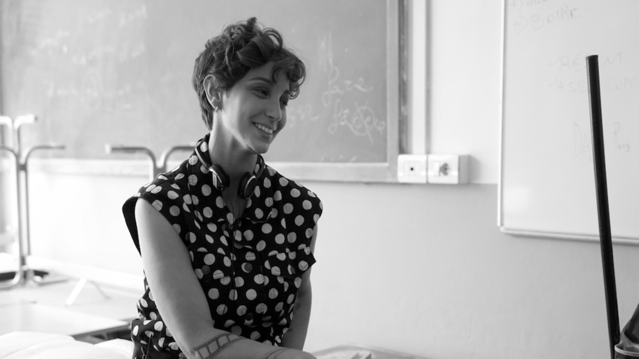 Margherita Ferri al lavoro per Piercing, il suo nuovo film